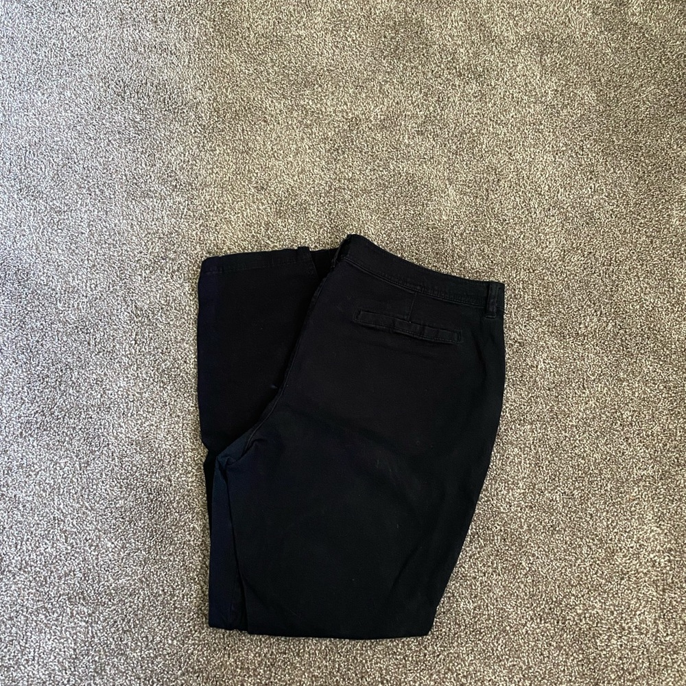 Black khakis